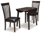 Hammis Dining Table and 2 Chairs Signature Design by Ashley®