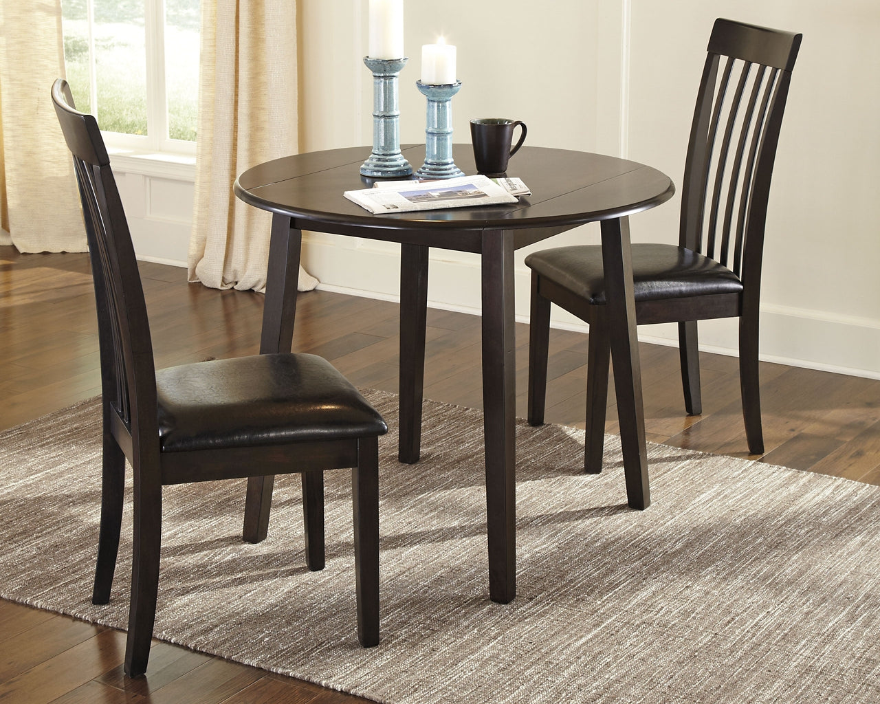 Hammis Dining Table and 2 Chairs Signature Design by Ashley®