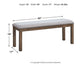 Moriville Dining Table and 4 Chairs and Bench Signature Design by Ashley®