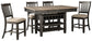 Tyler Creek Counter Height Dining Table and 4 Barstools Signature Design by Ashley®