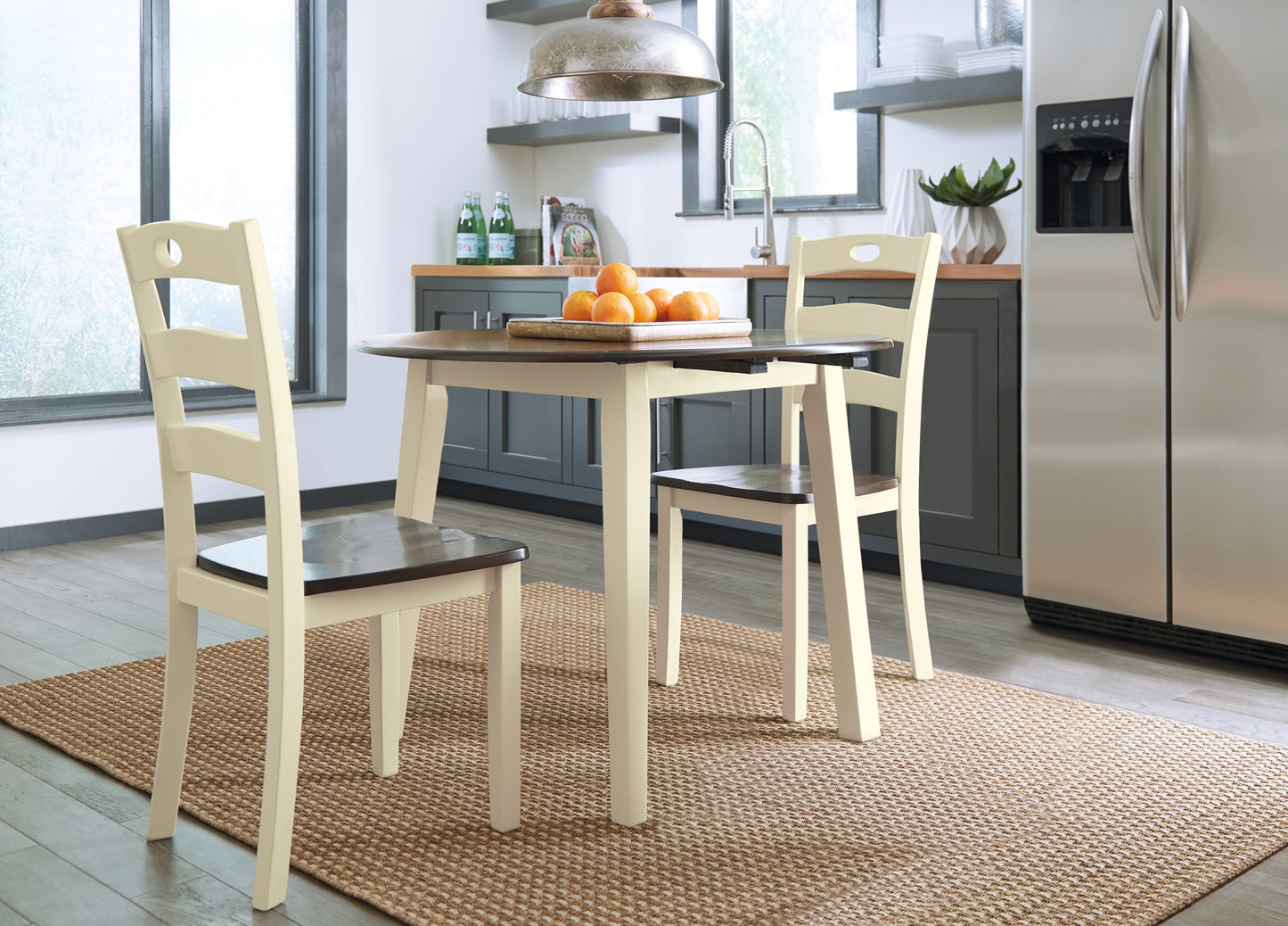 Woodanville Dining Table and 2 Chairs Signature Design by Ashley®