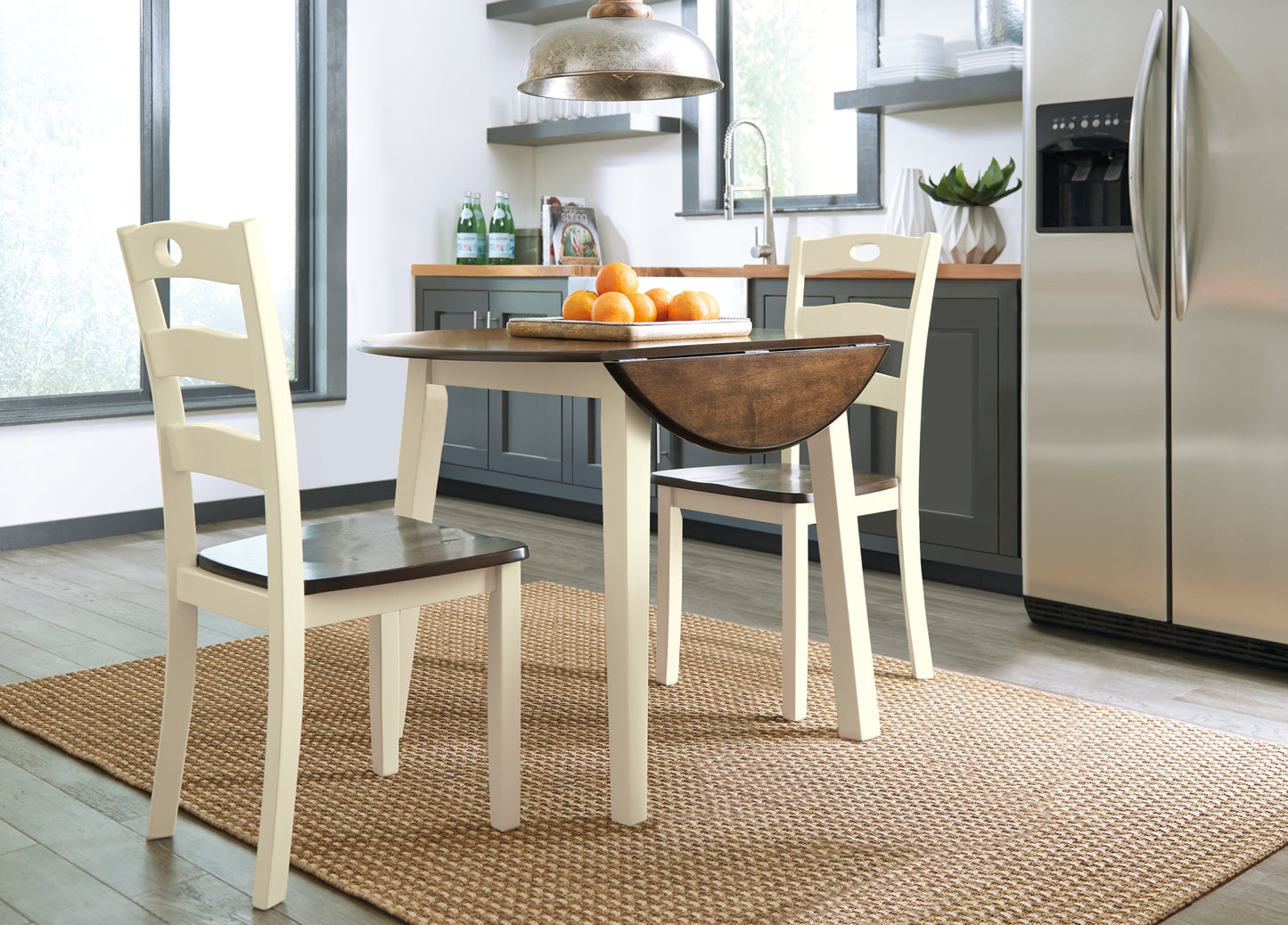 Woodanville Dining Table and 2 Chairs Signature Design by Ashley®