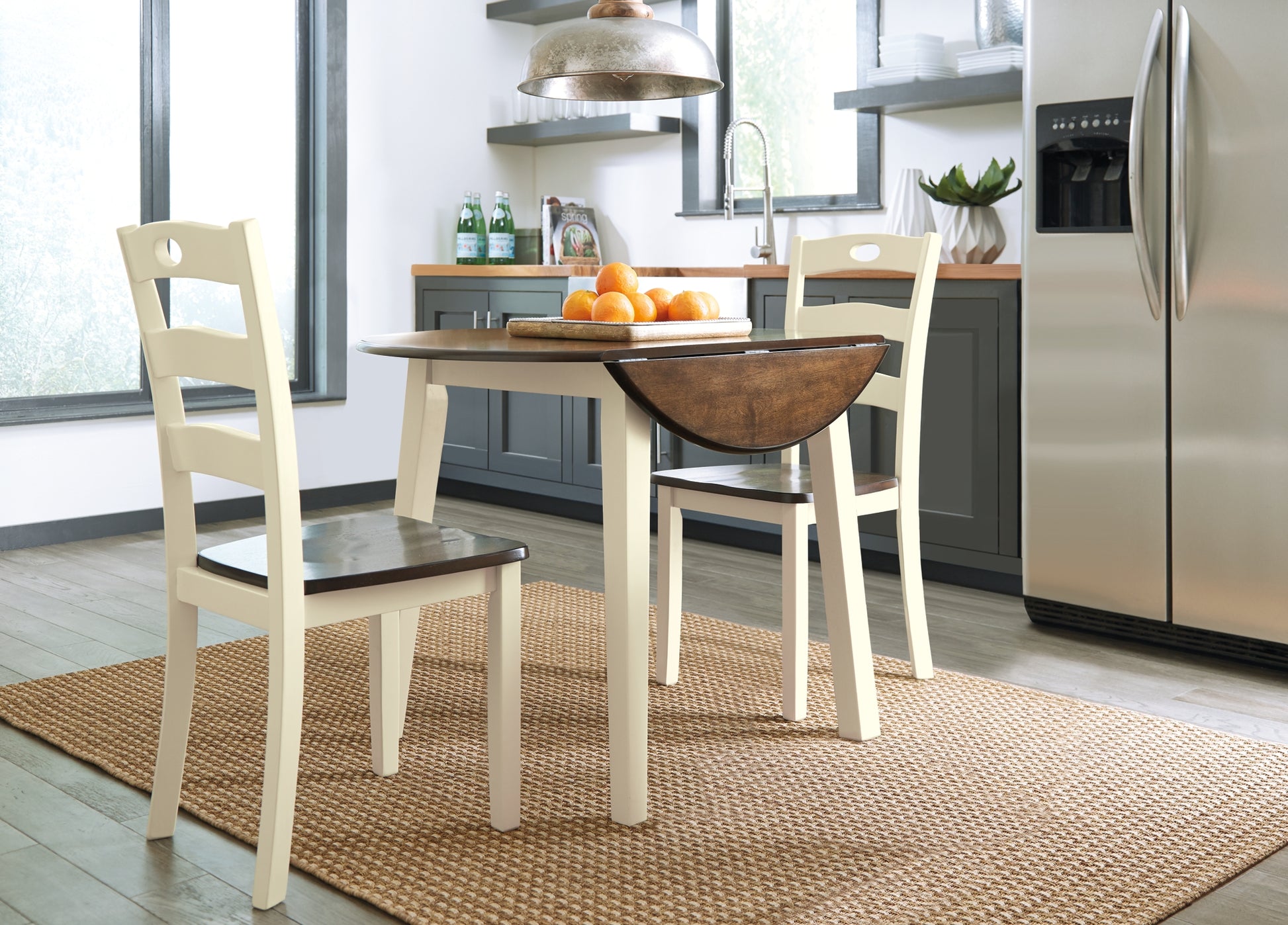 Woodanville Dining Table and 2 Chairs Signature Design by Ashley®