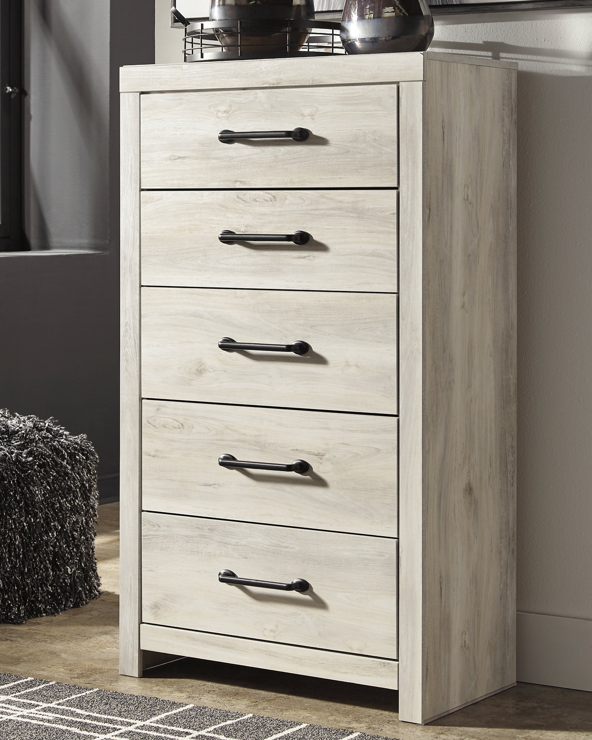Cambeck King Panel Bed with 2 Storage Drawers with Mirrored Dresser, Chest and Nightstand Signature Design by Ashley®
