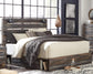 Drystan King Panel Bed with 2 Storage Drawers with Mirrored Dresser Signature Design by Ashley®