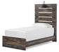 Drystan Twin Panel Bed with Mirrored Dresser, Chest and Nightstand Signature Design by Ashley®