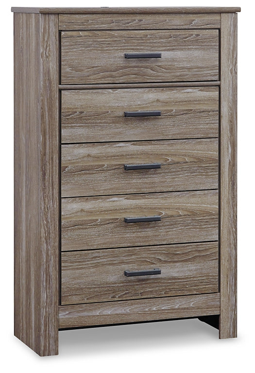 Zelen / Panel Headboard With Mirrored Dresser, Chest And Nightstand Signature Design by Ashley®
