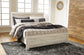 Bellaby  Panel Bed With Mirrored Dresser And Chest Signature Design by Ashley®