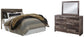 Derekson Queen/Full Panel Headboard Bed with Mirrored Dresser Benchcraft®