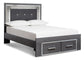Lodanna Queen Panel Bed with 2 Storage Drawers with Mirrored Dresser Signature Design by Ashley®