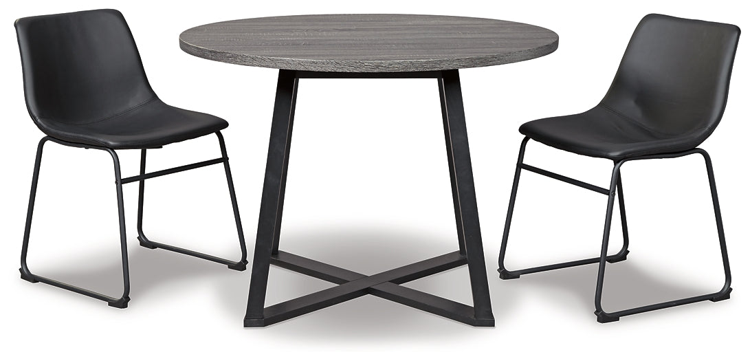 Centiar Dining Table and 2 Chairs Signature Design by Ashley®