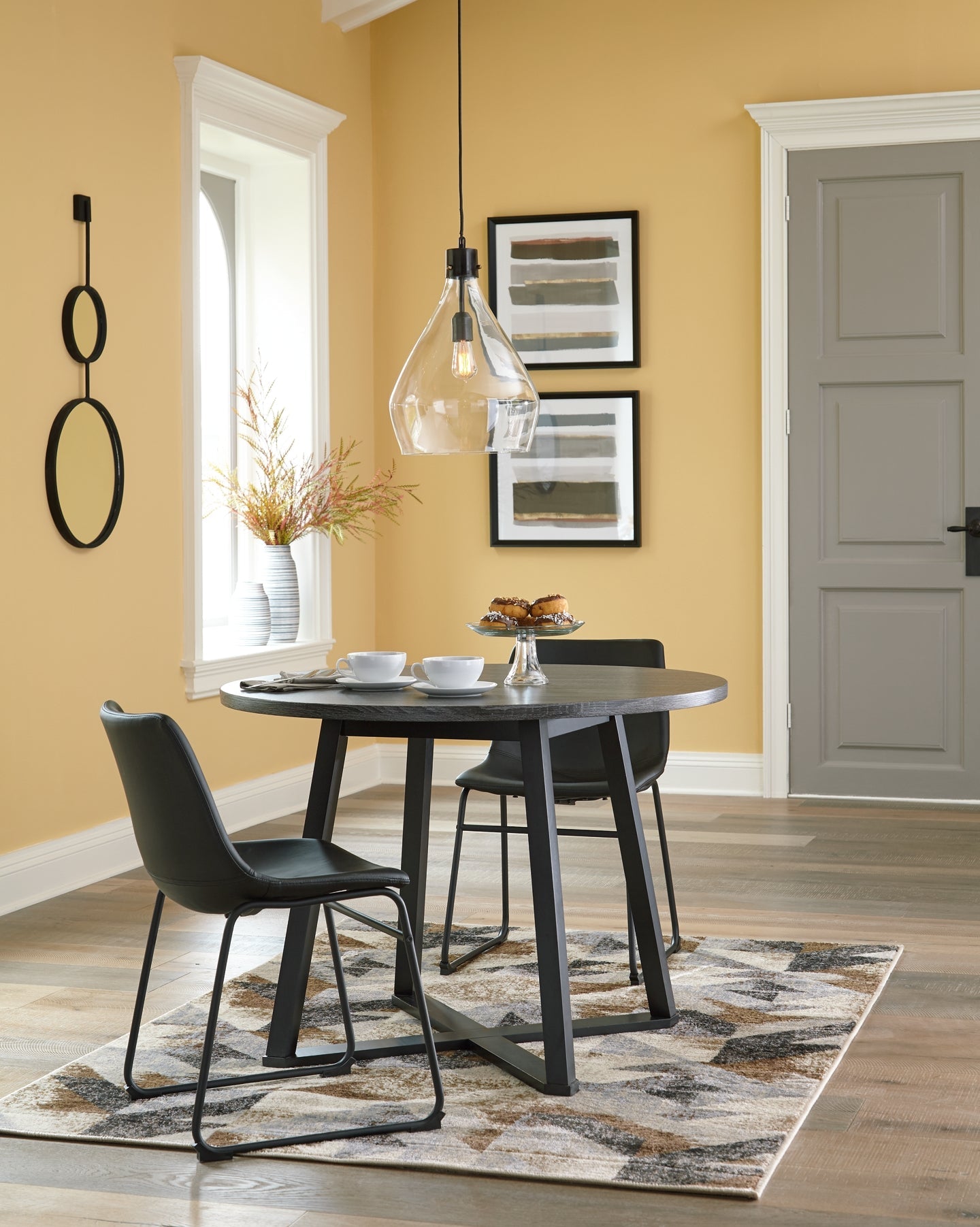 Centiar Dining Table and 2 Chairs Signature Design by Ashley®