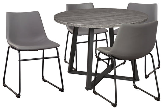 Centiar Dining Table and 4 Chairs Signature Design by Ashley®