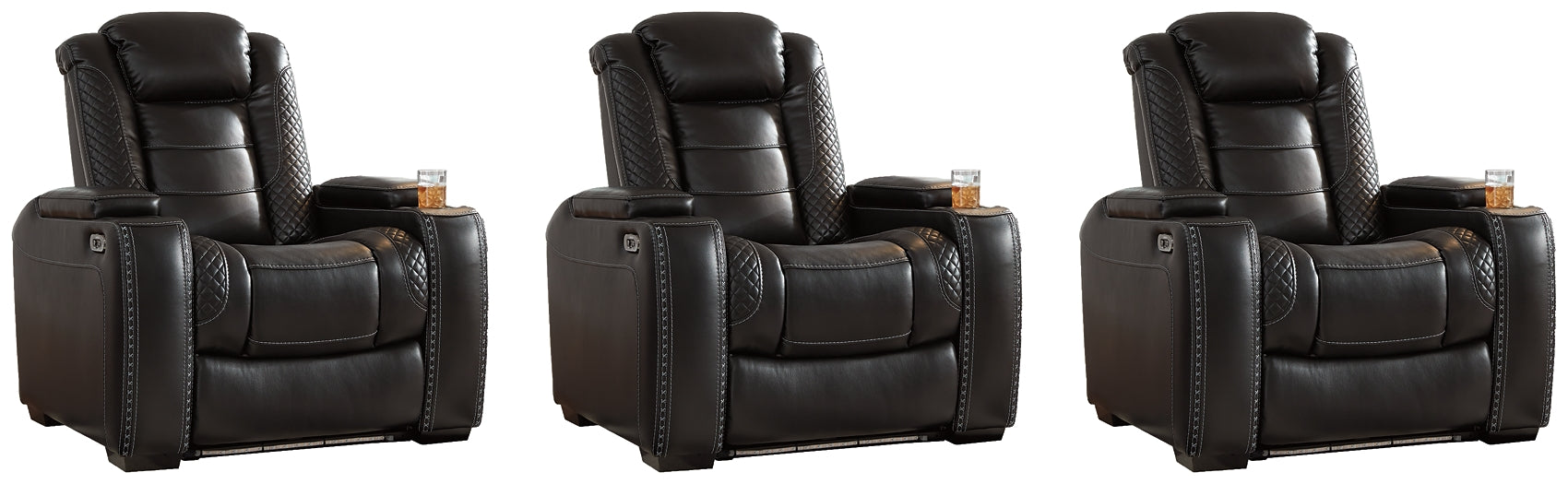 Party Time 3-Piece Home Theater Seating Signature Design by Ashley®