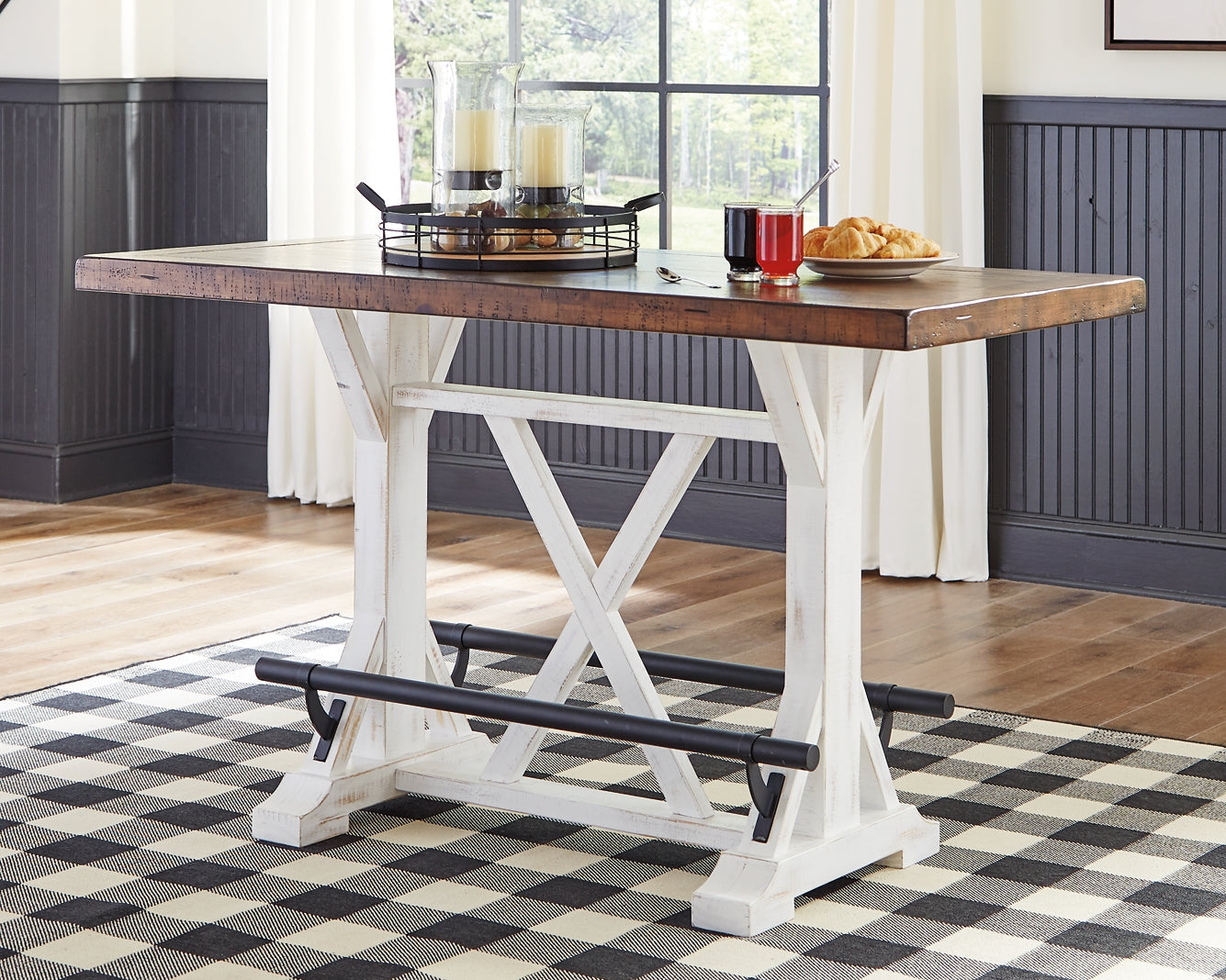 Valebeck Counter Height Dining Table and 2 Barstools Signature Design by Ashley®