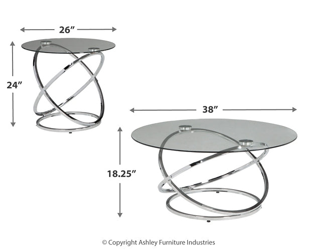 Hollynyx Occasional Table Set (3/CN) Signature Design by Ashley®