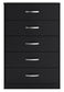 Finch Five Drawer Chest Signature Design by Ashley®