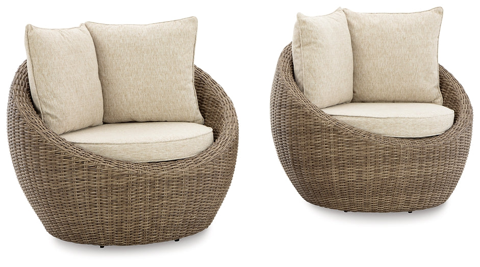 Danson Swivel Lounge w/Cushion (2/CN) Signature Design by Ashley®