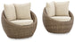 Danson Swivel Lounge w/Cushion (2/CN) Signature Design by Ashley®