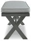 Elite Park Bench with Cushion Signature Design by Ashley®