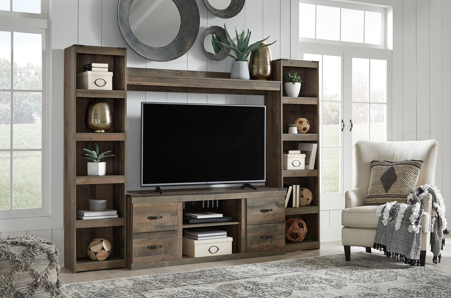 Trinell 4-Piece Entertainment Center Signature Design by Ashley®