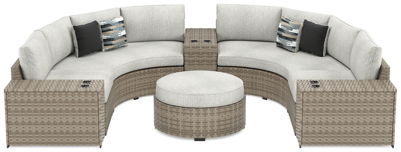 Calworth 7-Piece Outdoor Sectional with Ottoman Signature Design by Ashley®