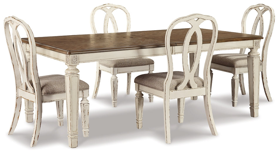 Realyn Dining Table and 4 Chairs Signature Design by Ashley®