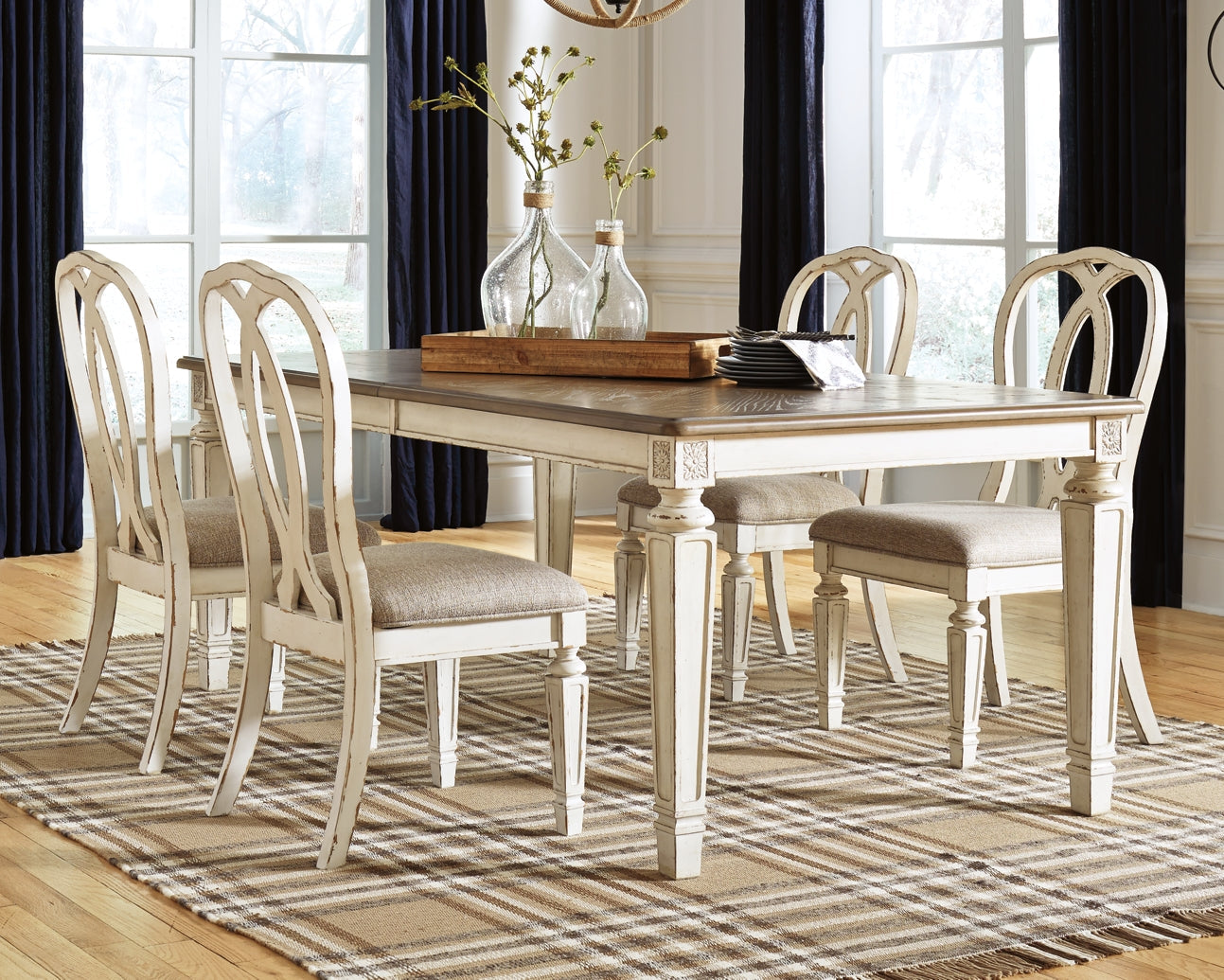 Realyn Dining Table and 4 Chairs Signature Design by Ashley®
