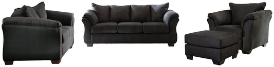 Darcy Sofa, Loveseat, Chair and Ottoman Signature Design by Ashley®