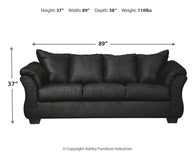 Darcy Sofa, Loveseat, Chair and Ottoman Signature Design by Ashley®