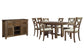 Moriville Dining Table and 6 Chairs with Storage Signature Design by Ashley®