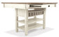 Bolanburg Counter Height Dining Table and 6 Barstools Signature Design by Ashley®
