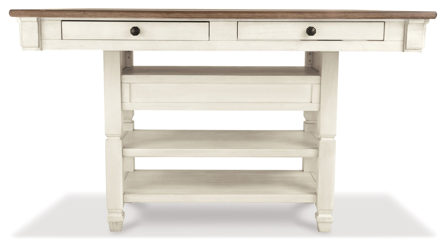 Bolanburg Counter Height Dining Table and 6 Barstools Signature Design by Ashley®