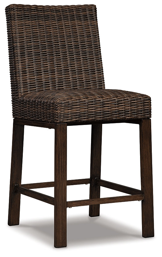 Paradise Trail Outdoor Bar Table and 8 Barstools Signature Design by Ashley®