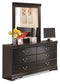 Huey Vineyard Twin Sleigh Headboard Bed with Mirrored Dresser, Chest and Nightstand Signature Design by Ashley®