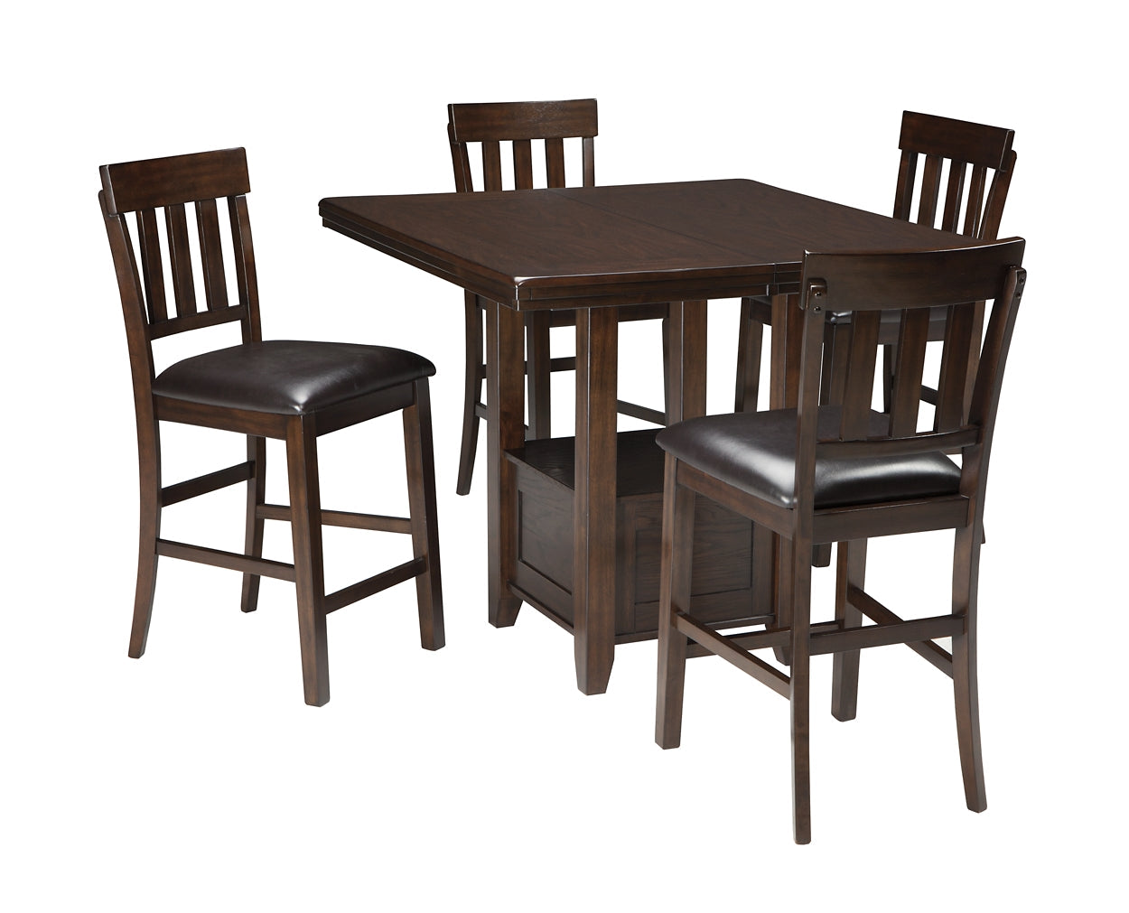 Haddigan Counter Height Dining Table and 4 Barstools Signature Design by Ashley®