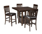 Haddigan Counter Height Dining Table and 4 Barstools Signature Design by Ashley®