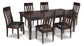 Haddigan Dining Table and 6 Chairs Signature Design by Ashley®