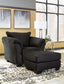 Darcy Chair and Ottoman Signature Design by Ashley®