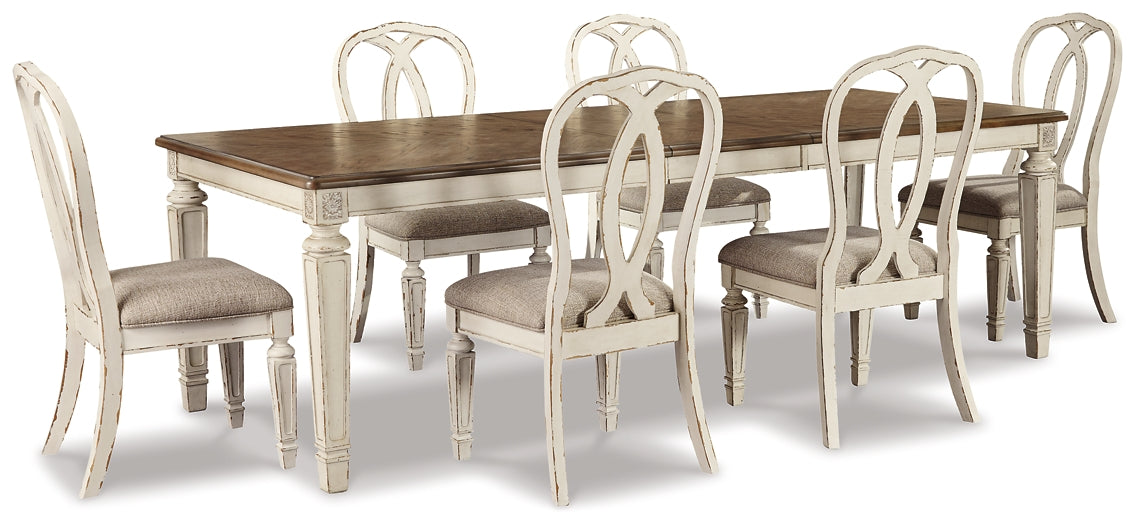 Realyn Dining Table and 6 Chairs Signature Design by Ashley®