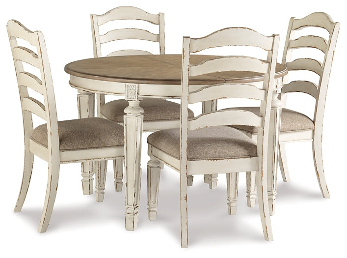 Realyn Dining Table and 4 Chairs Signature Design by Ashley®