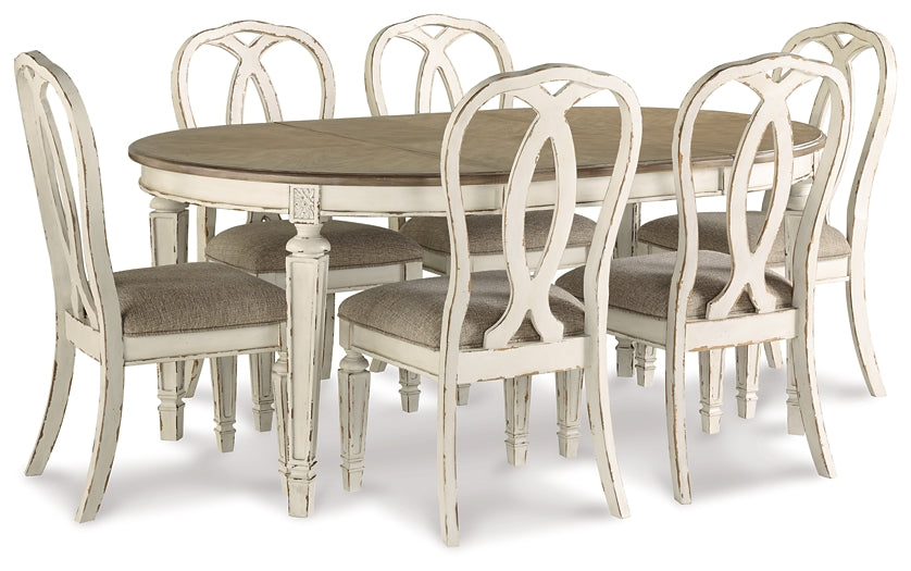 Realyn Dining Table and 6 Chairs Signature Design by Ashley®