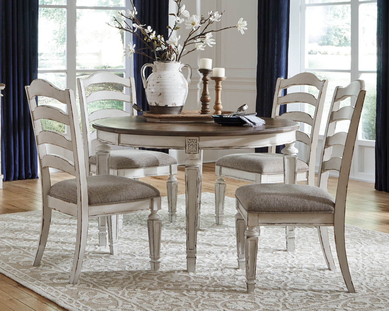 Realyn Dining Table and 4 Chairs Signature Design by Ashley®