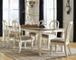 Realyn Dining Table and 6 Chairs Signature Design by Ashley®
