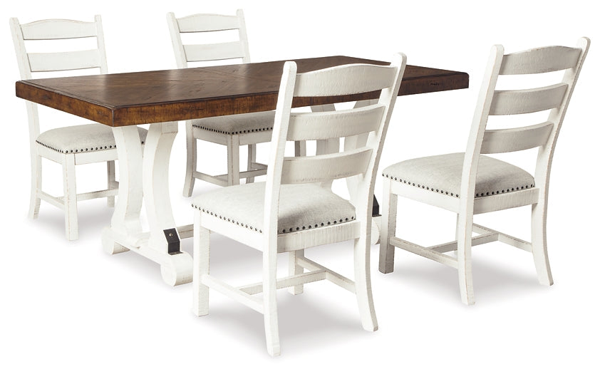 Valebeck Dining Table and 4 Chairs Signature Design by Ashley®