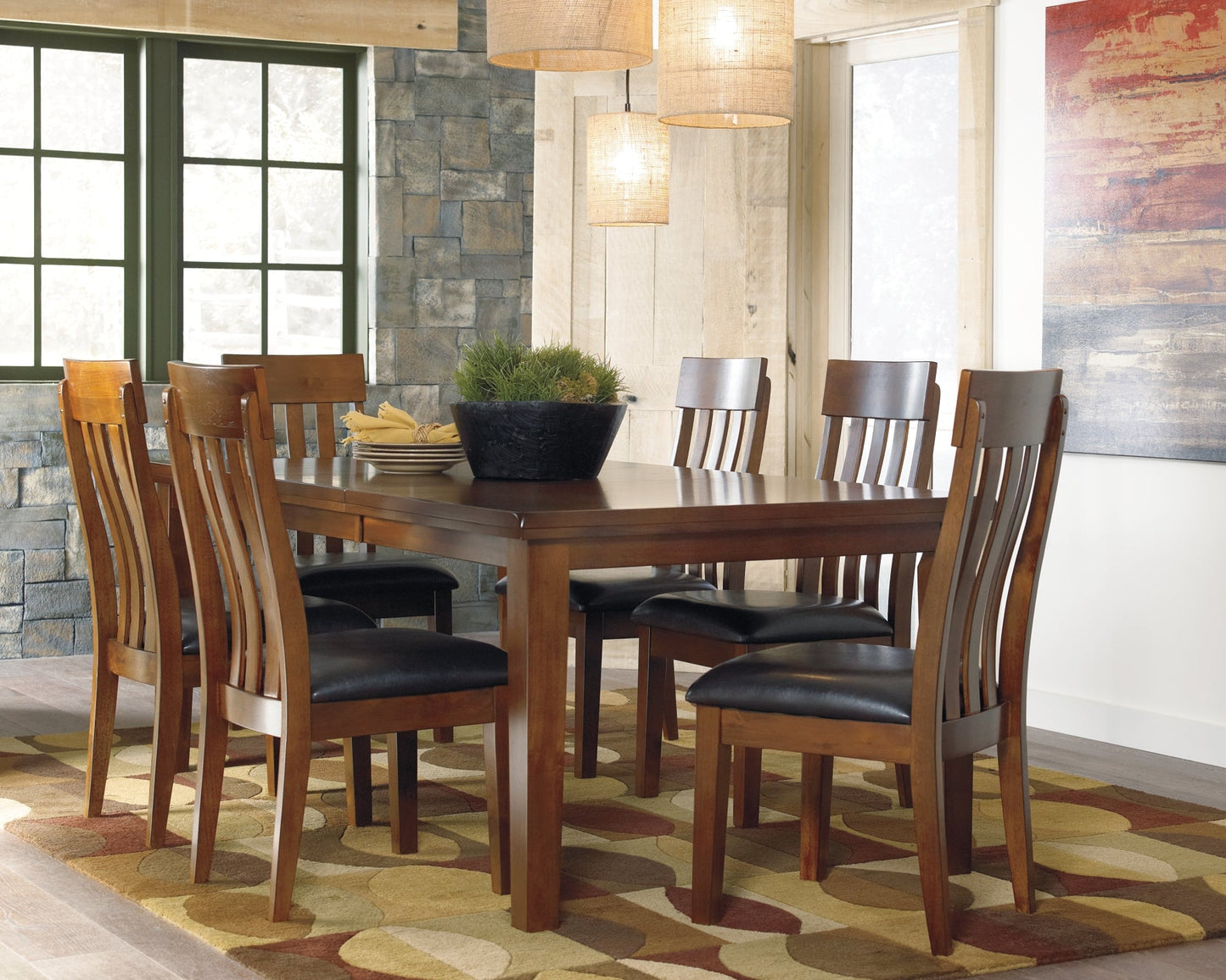 Ralene Dining Table and 6 Chairs Signature Design by Ashley®