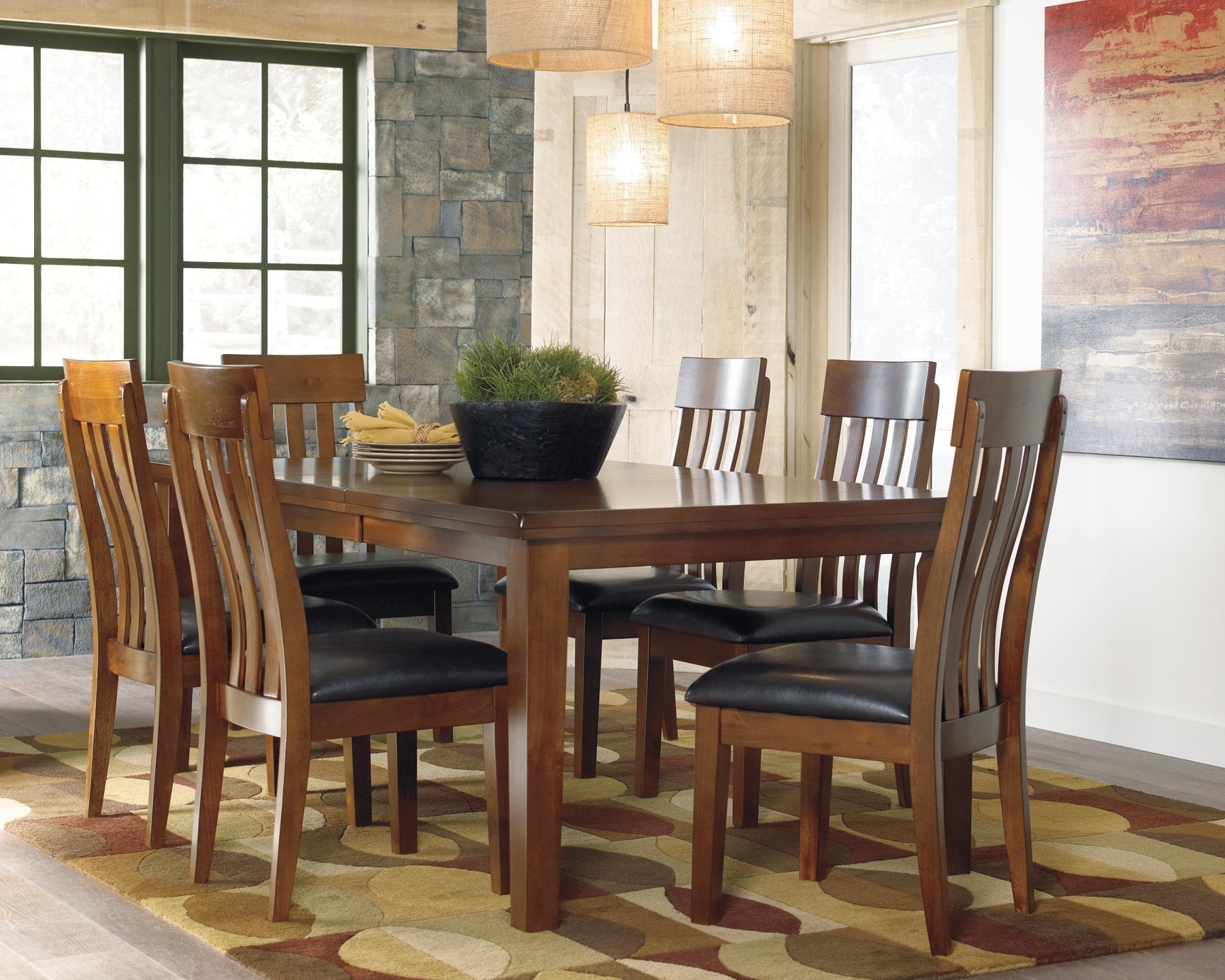 Ralene Dining Table and 6 Chairs Signature Design by Ashley®