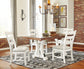 Valebeck Dining Table and 4 Chairs Signature Design by Ashley®