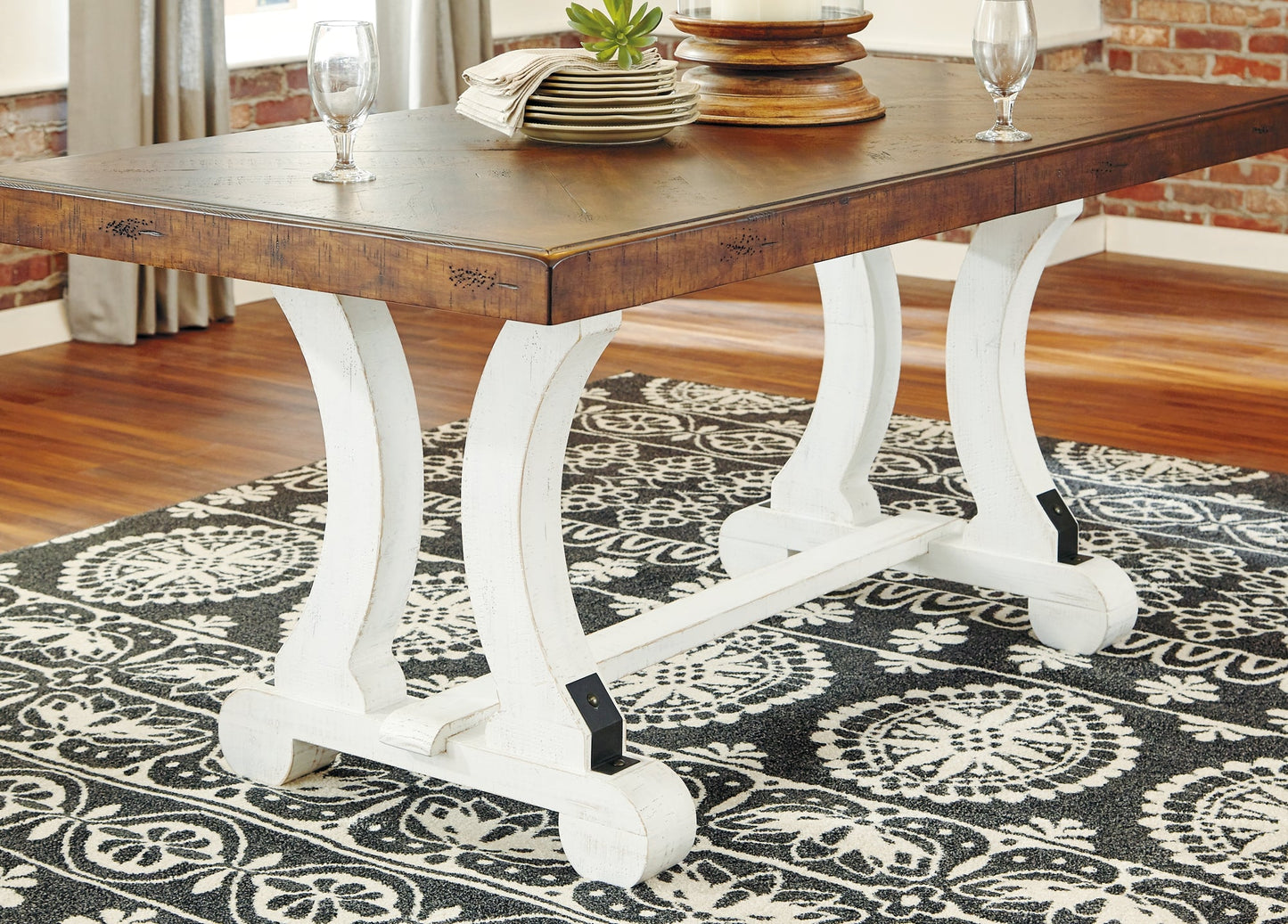 Valebeck Dining Table and 6 Chairs Signature Design by Ashley®