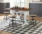Valebeck Counter Height Dining Table and 4 Barstools Signature Design by Ashley®